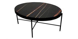 Table basse marbre PINTO - Noir