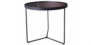 Table d'appoint verre Small ZEBRA - Effet marbré (C1)