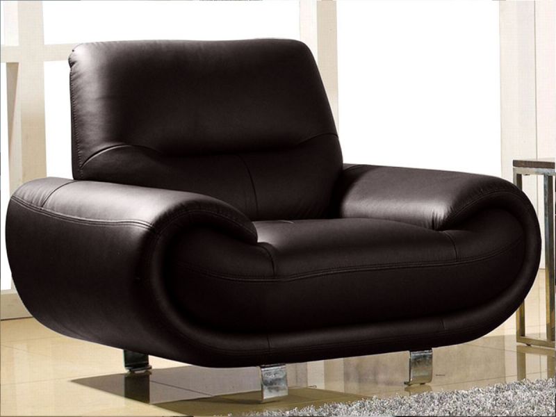 Fauteuil marron ANGIE