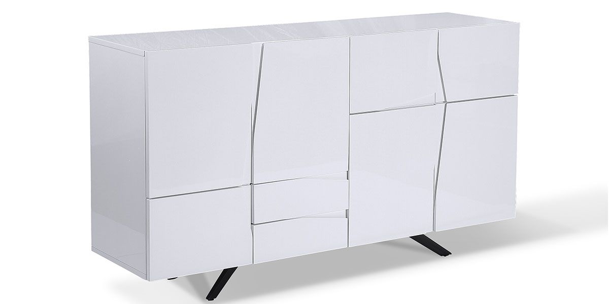 Buffet laqué ASTER - Blanc
