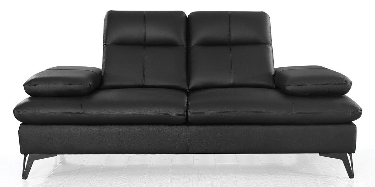 Canapé 2 places Cuir  avec dossier avance-recul IRIS