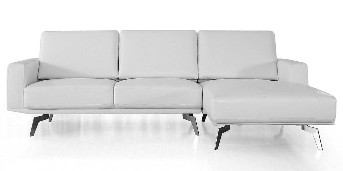 Canapé d'angle en cuir ARYA