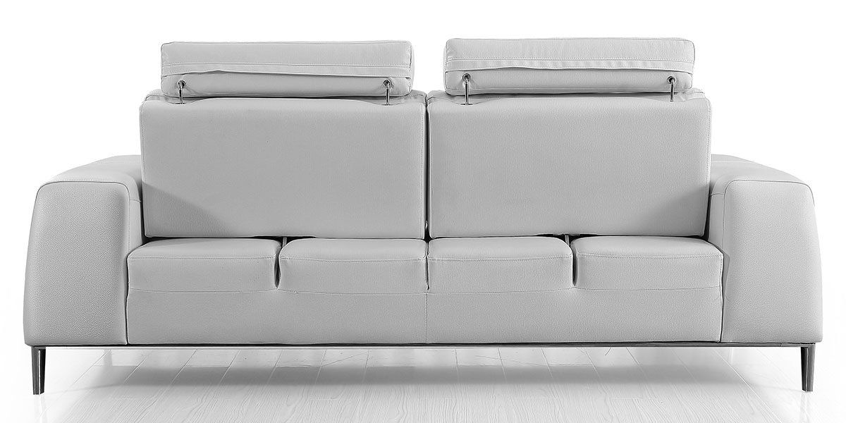 Canapé 3 places en cuir avec dossier avance-recul  LOOLAK