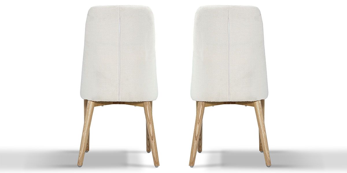 Chaise Design DUNE - Beige - Lot de 2