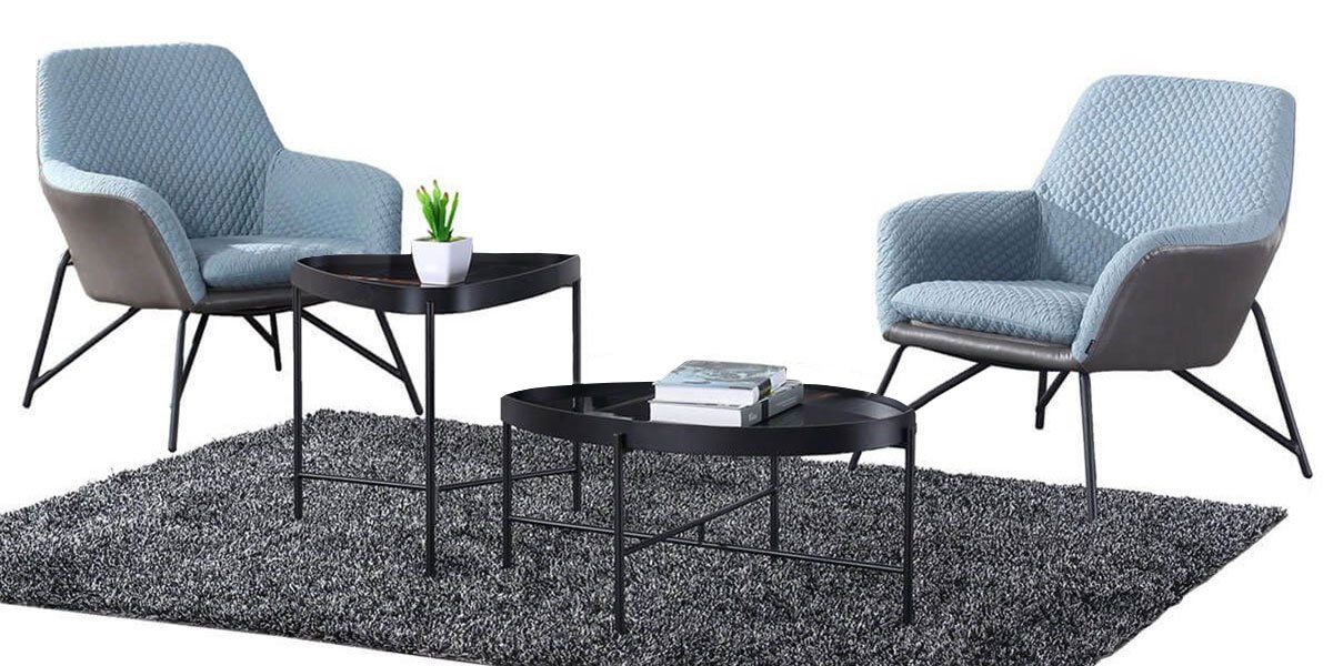 Table d'appoint marbre PINTO - Noir