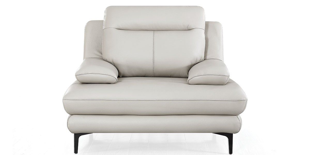 Fauteuil cuir Design avec dossier avance-recul LYA