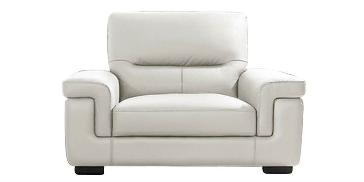 Fauteuil blanc SANDY