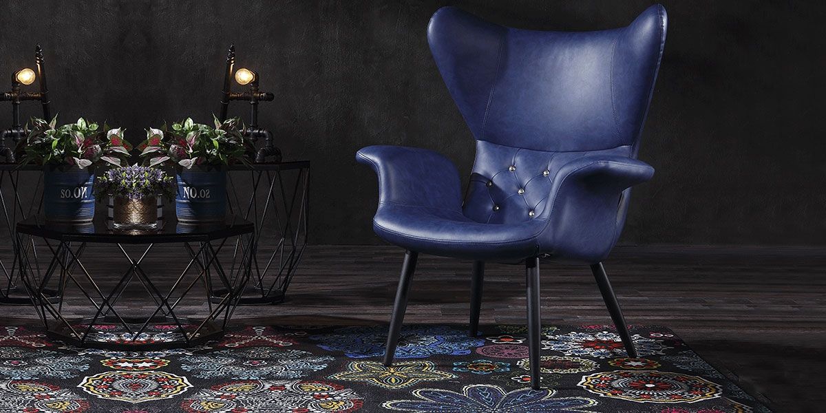Chaise Confort Design ATLAS - Bleu