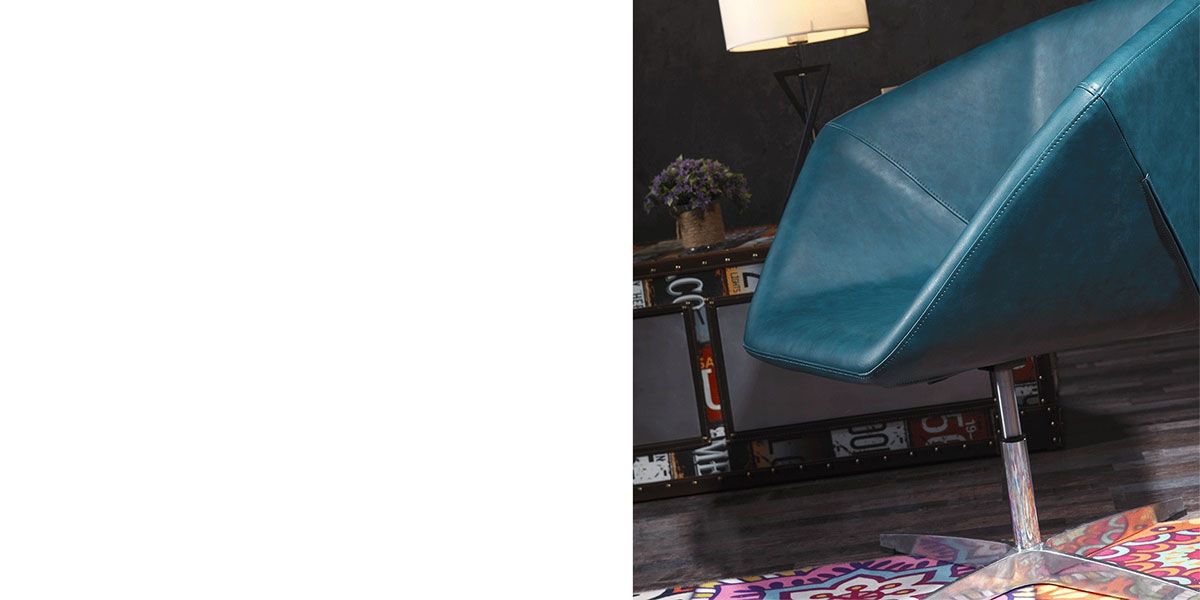 Chaise Confort Design KOBAR - Bleu