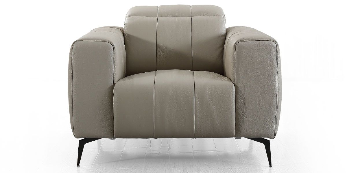 Fauteuil cuir Design KIKO – Beige