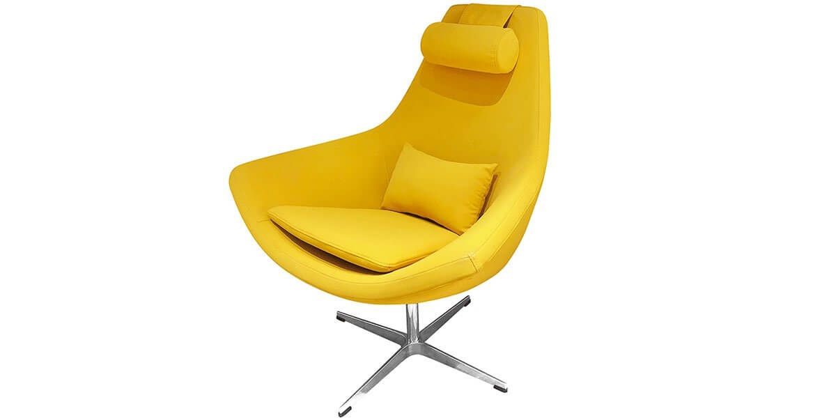 Fauteuil pivotant Design LAYNA