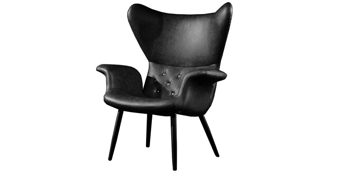 Chaise Confort Design ATLAS - Noir