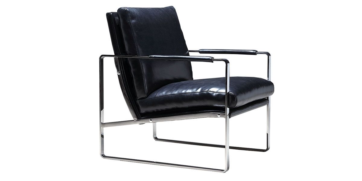Chaise Confort Design KASI - Bleu foncé