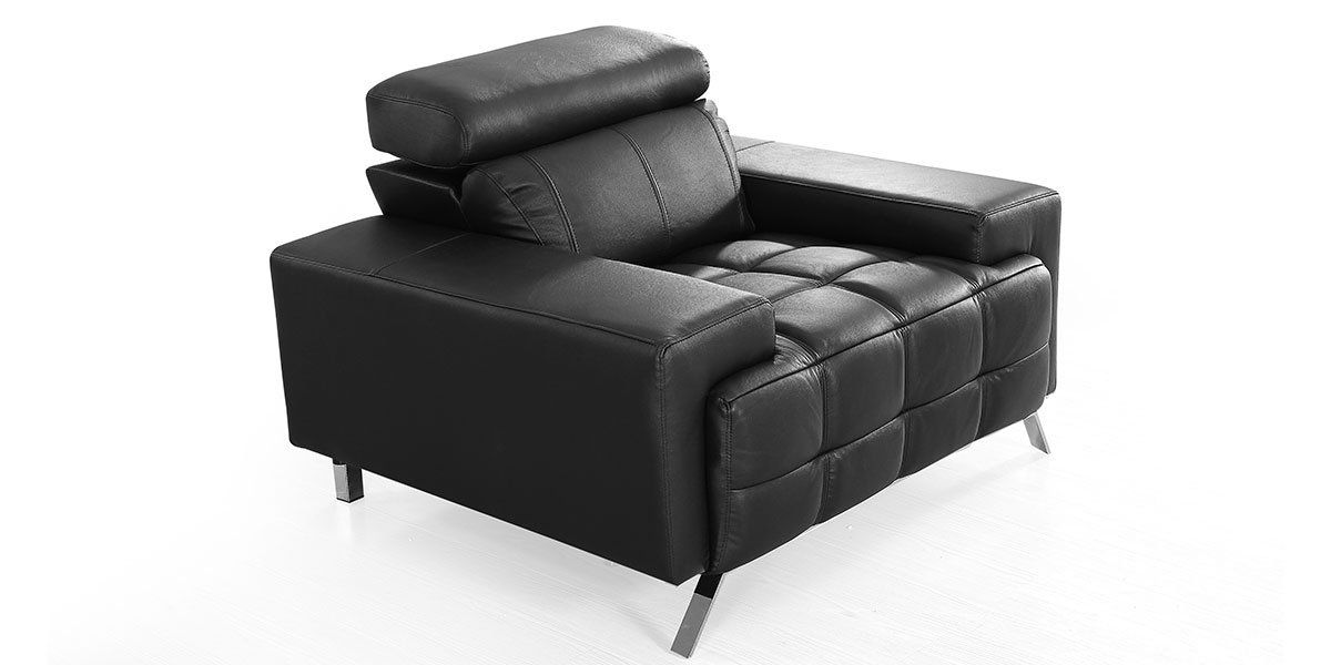 Fauteuil cuir Design JACOB