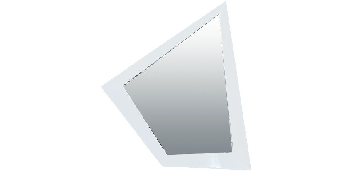 Miroir laqué Small VENUS - Blanc 