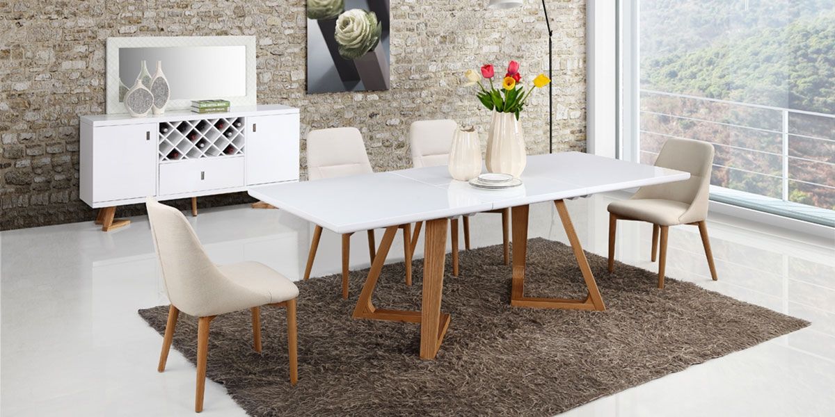 Chaise Design DUNE - Beige - Lot de 2
