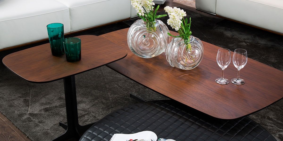 Table d'appoint bois VENUS - Noyer 
