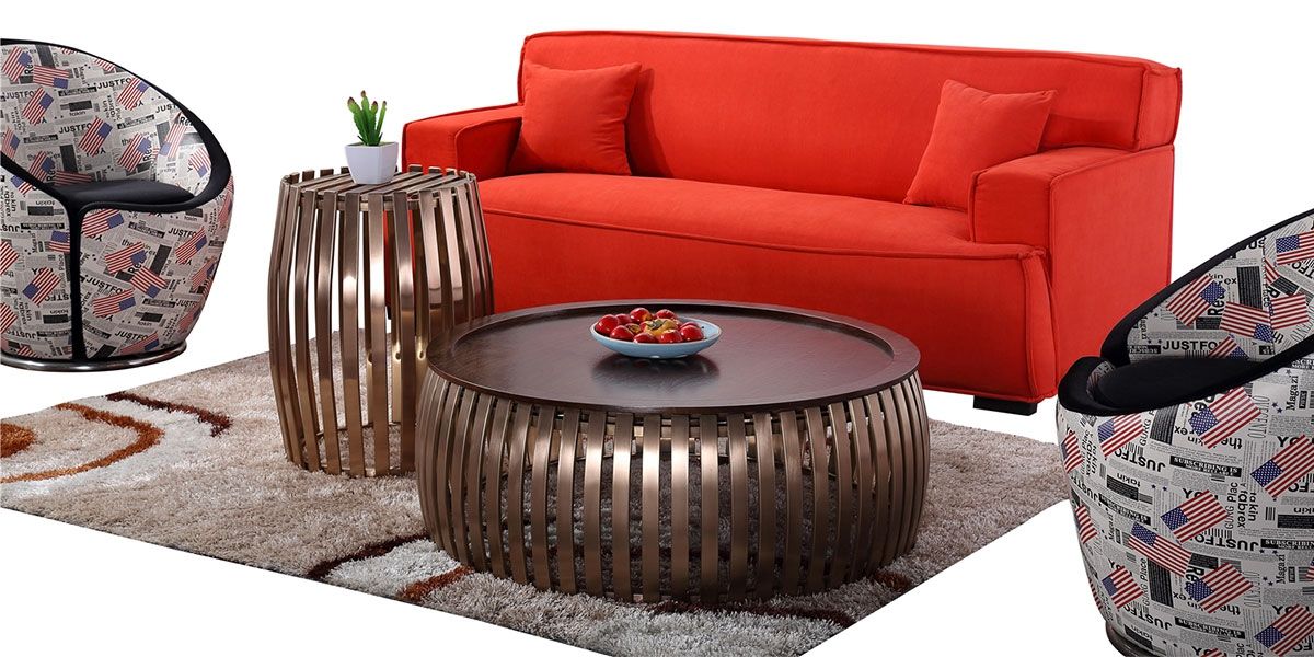 Table basse bois ZLATO - Noyer