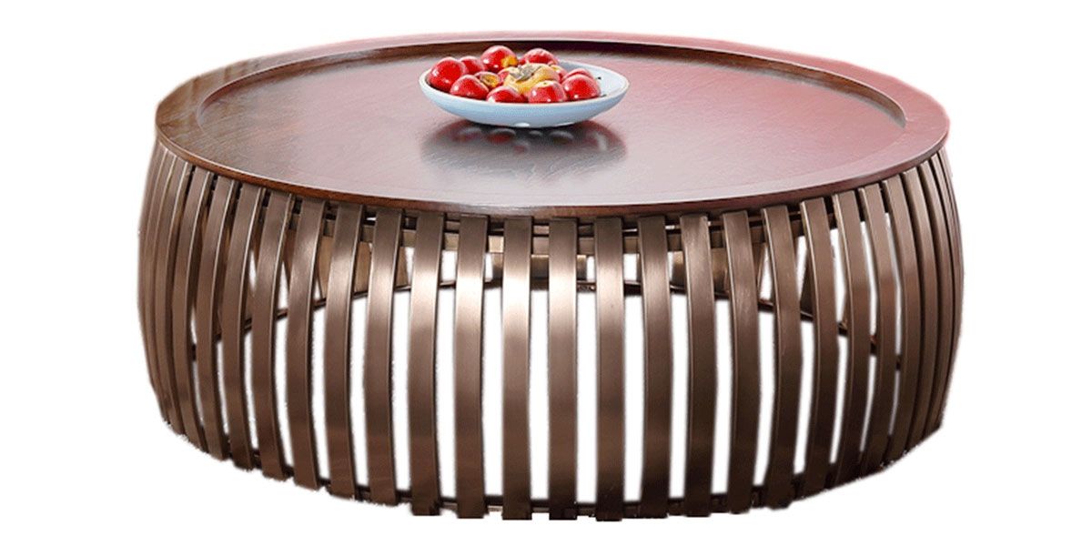 Table basse bois ZLATO - Noyer