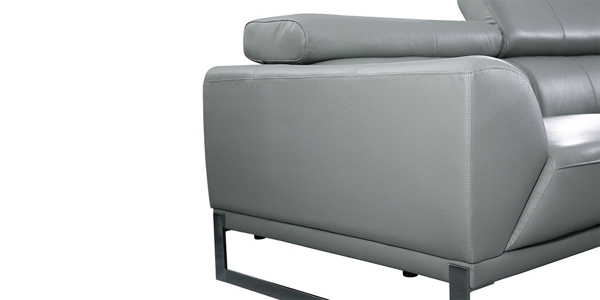 Fauteuil cuir Design HAVANA – Gris