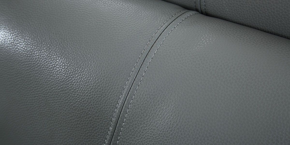 Fauteuil Cuir Design KARE - Gris