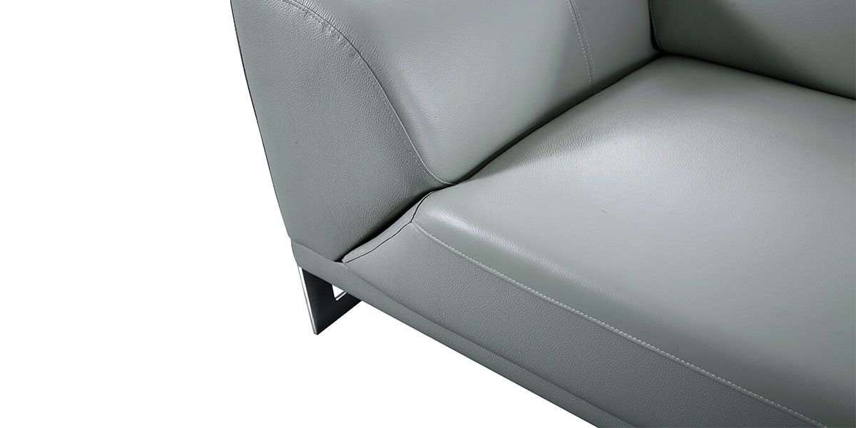 Fauteuil cuir Design HAVANA – Gris