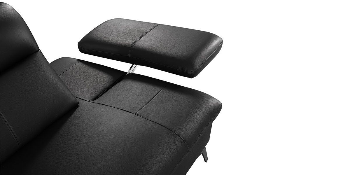 Canapé 2 places Cuir  avec dossier avance-recul IRIS