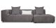 Canapé d'angle en tissu CLARTON