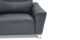 Fauteuil relaxation électrique 1 place en cuir SLOAN - Noir