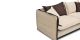 Canapé 3 places en tissu BURDY - Beige/Marron