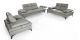 Fauteuil cuir Design avec dossier avance-recul IRIS - Gris