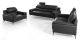 Fauteuil cuir Design MAYRON - Noir