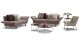 Fauteuil en tissu PALMER - Gris clair 