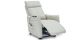 Fauteuil releveur électrique 1 place en cuir PULA - Gris perle 