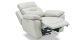 Fauteuil relaxation électrique 1 place en cuir SERENA - Gris perle 