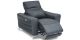 Fauteuil relaxation électrique 1 place en cuir SLOAN - Noir