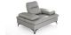 Fauteuil cuir Design avec dossier avance-recul IRIS - Gris