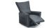 Fauteuil releveur électrique 1 place en cuir MAEVA - Noir