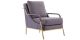 Fauteuil en tissu LILIA - Taupe