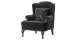 Fauteuil en velours NERO - Noir