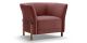 Fauteuil en velours SIERRA - Gris