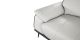 Fauteuil cuir Design ELLIE - Gris