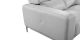 Fauteuil cuir Design NORA - Blanc