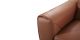 Fauteuil cuir Design ZAARA - Cognac