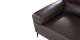 Fauteuil cuir Design MAYRON - Marron