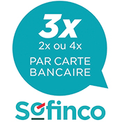 Logo paiement 3 ou 4 fois sans frais SOFINCO